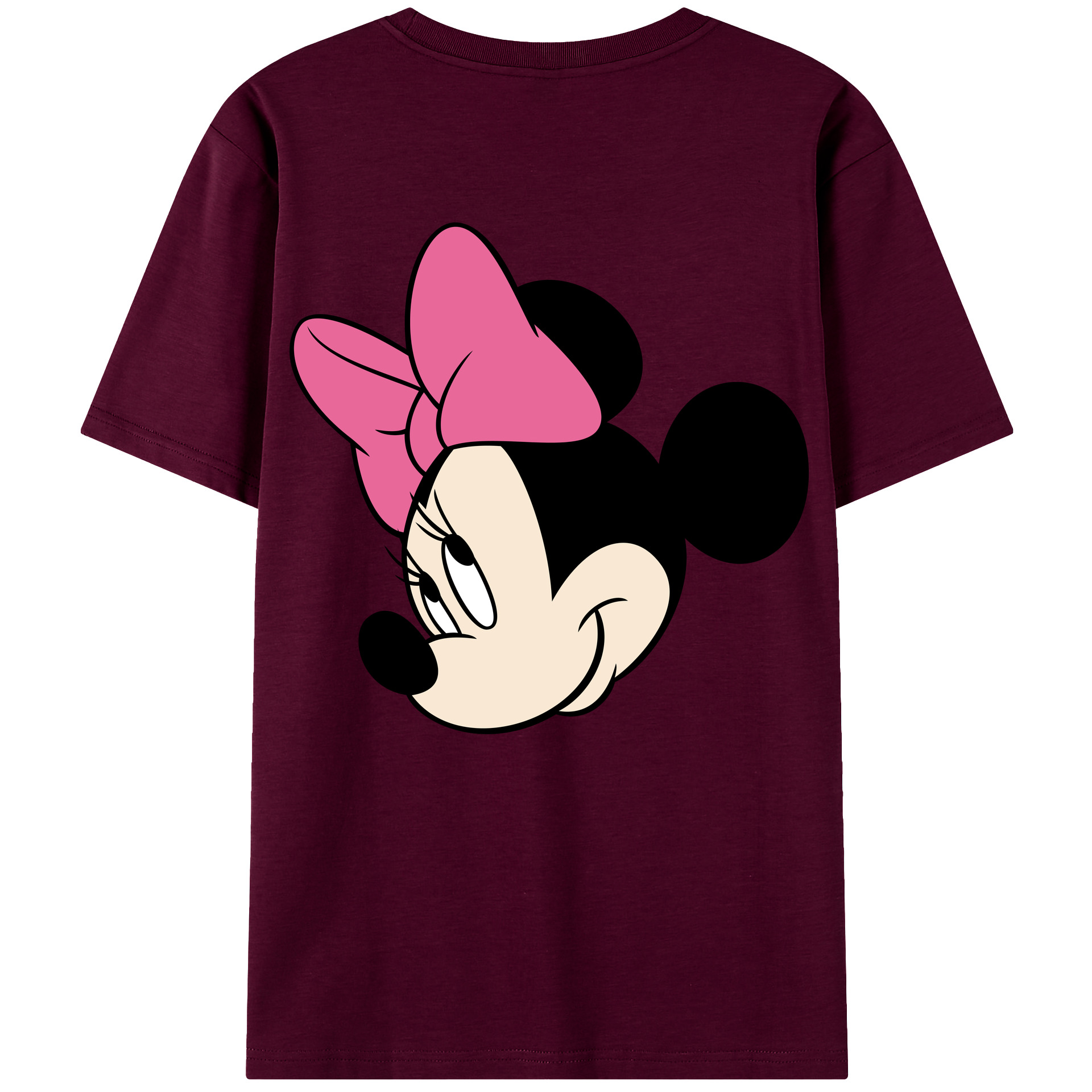 （画像用） ミッキーマウス Mickey Mouse レディース半袖Tシャツ(バックプリント)
